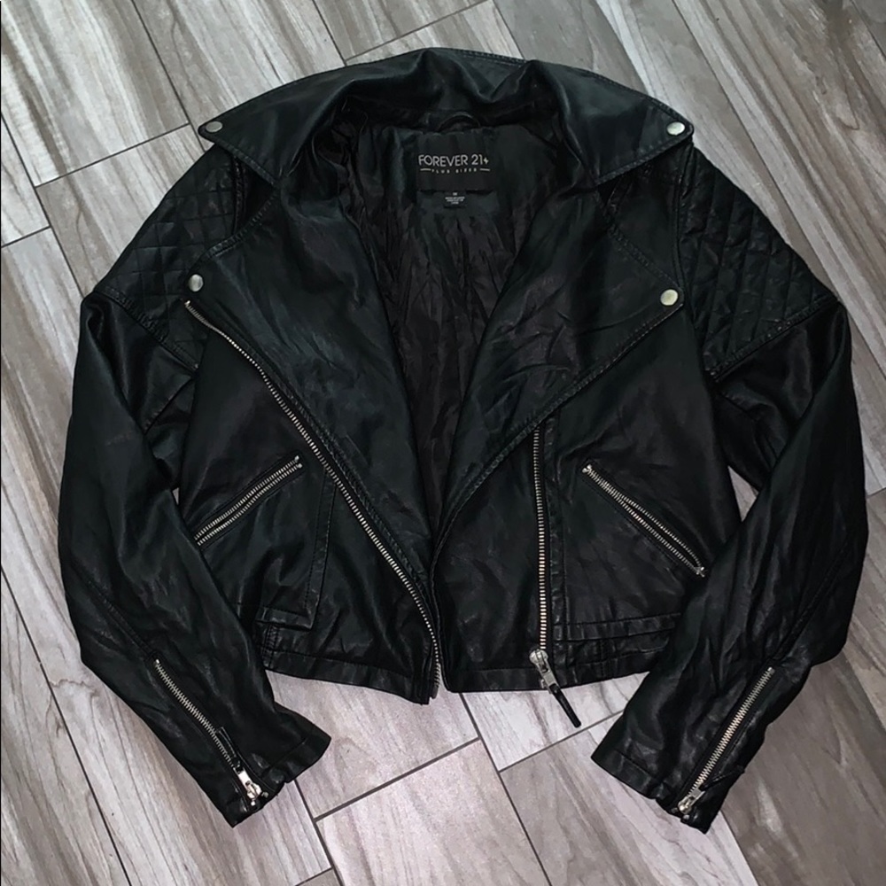 pleather jacket